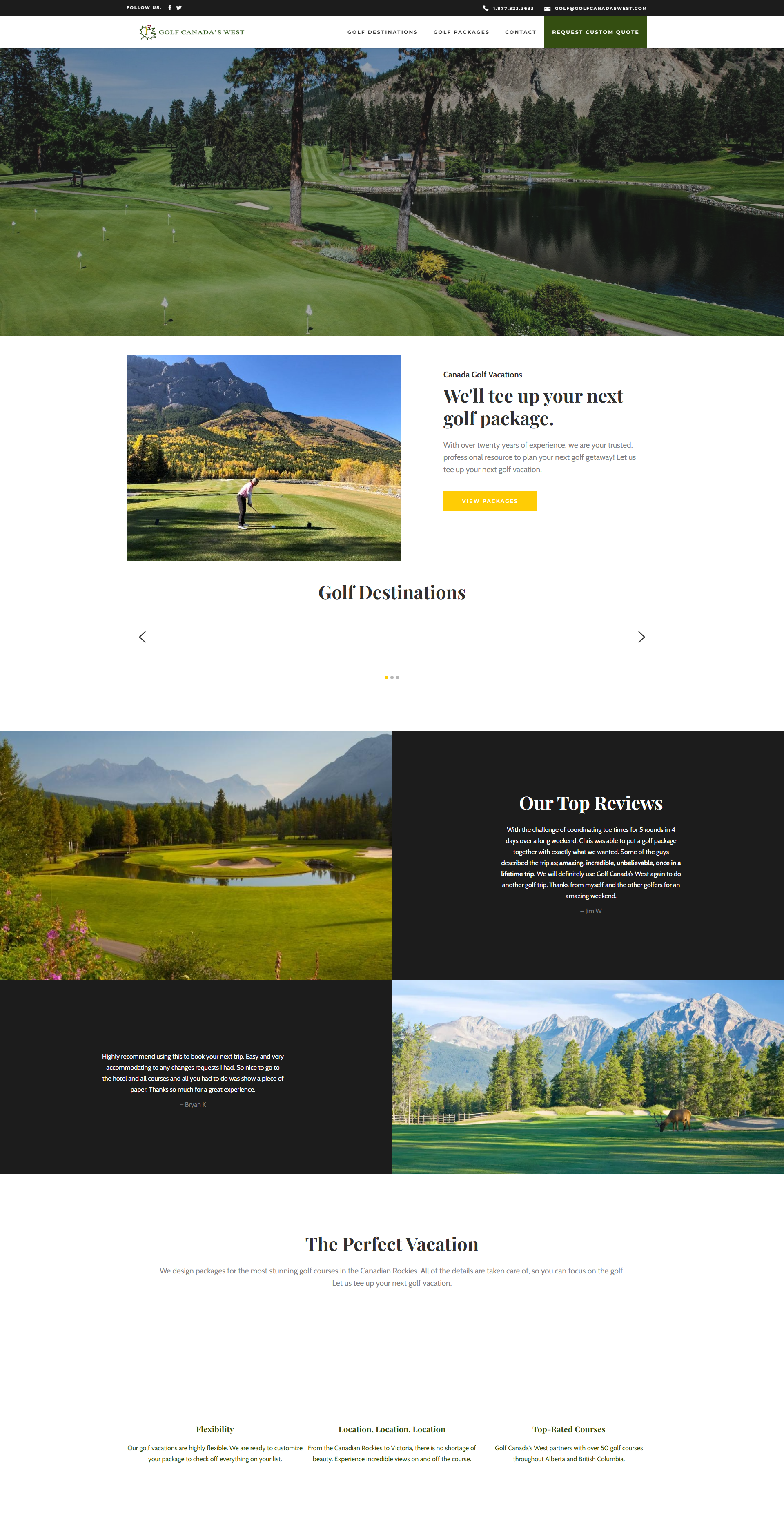 Golf Canadas West Thumbnail