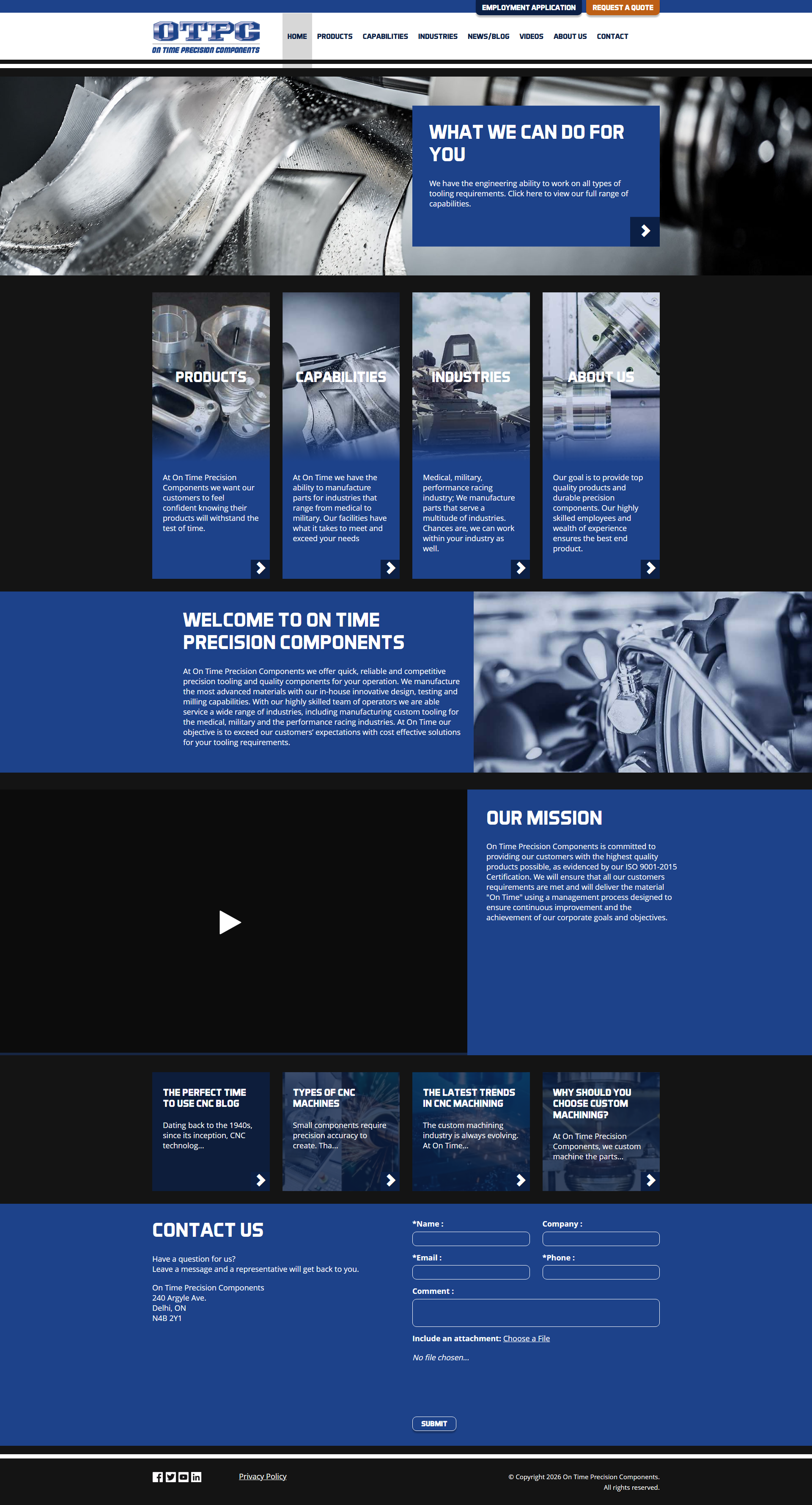 On Time Precision Components Thumbnail