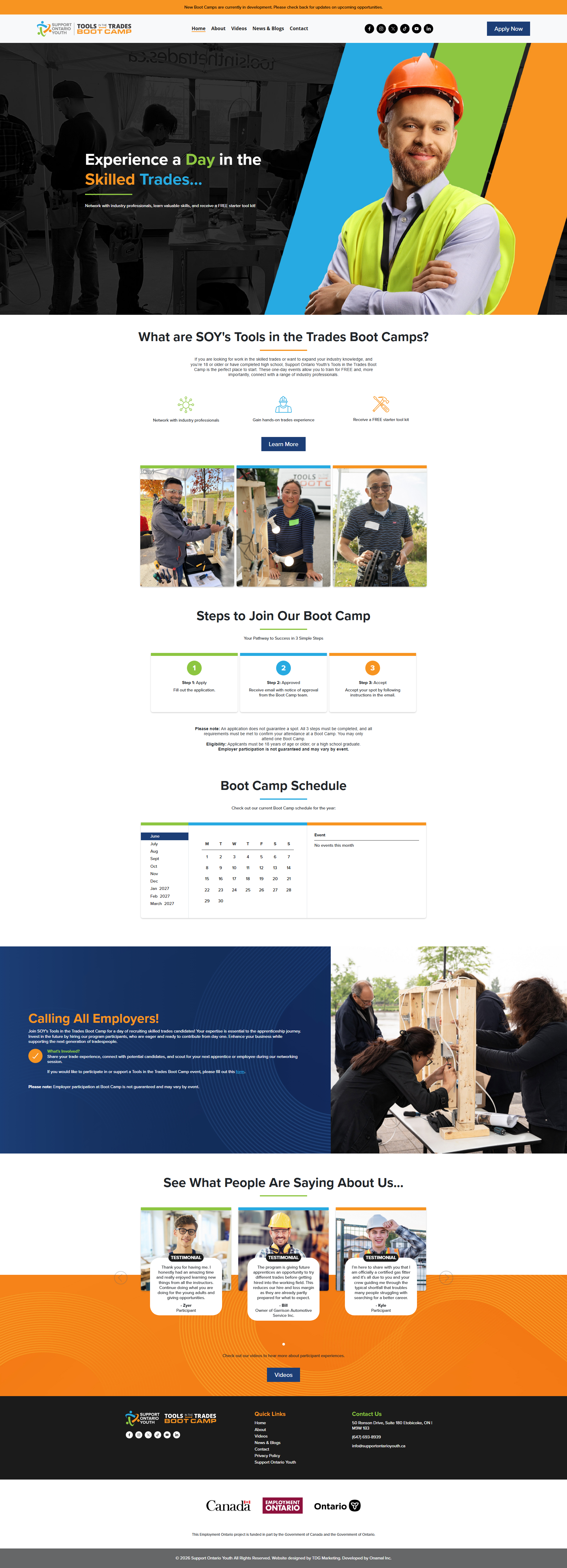 Tools in the Trades Boot Camp Thumbnail